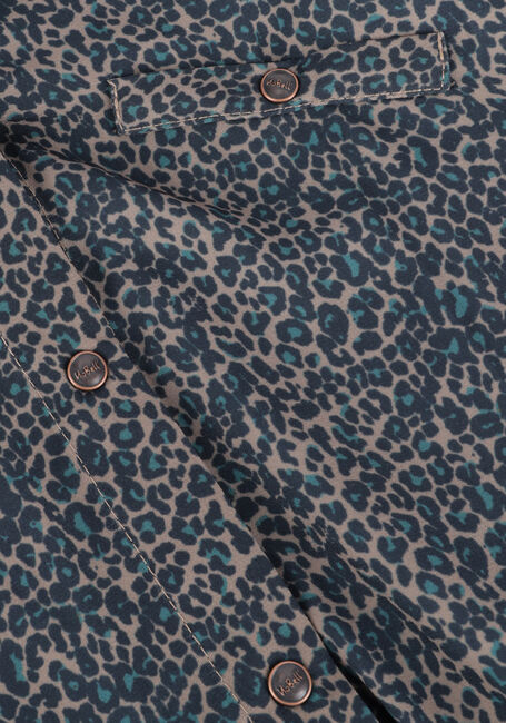 Blaue NOBELL Minikleid MAJ SHIRT DRESS ANIMAL - large