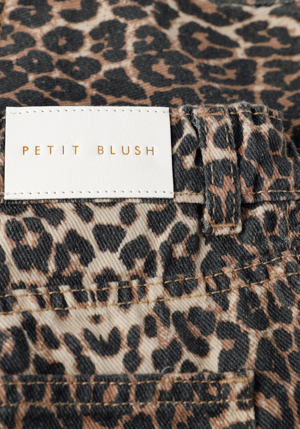 Braune PETIT BLUSH Kurze Hosen JEANS SHORT - large