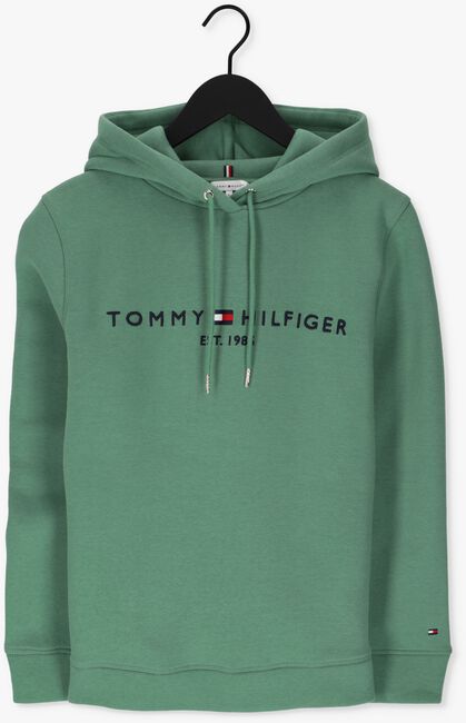 Grüne TOMMY HILFIGER Sweatshirt REGULAR HILFIGER HOODIE - large