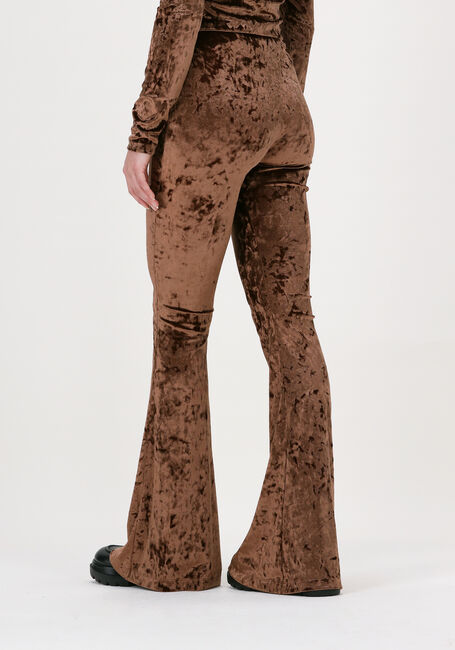 Braune CATWALK JUNKIE Schlaghose TR VELVET - large