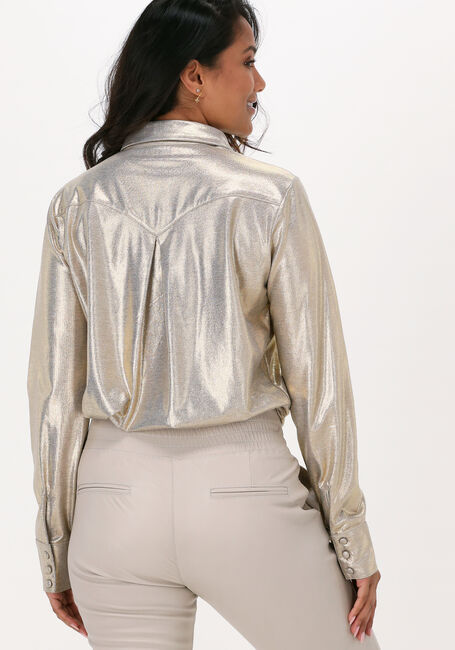 Goldfarbene EST'SEVEN Blusen CW BLOUSE + BOW - large