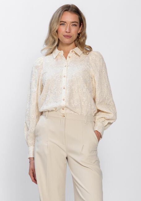 Ecru FREEBIRD Blusen WV-FLOWER-TAPE-SEQUINS-26-1 - large