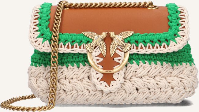 Cognacfarbene PINKO Handtasche LOVE MINI PUFF TECHNO Cognacfarbene PINKO Handtasche LOVE MINI PUFF TECHNO - large