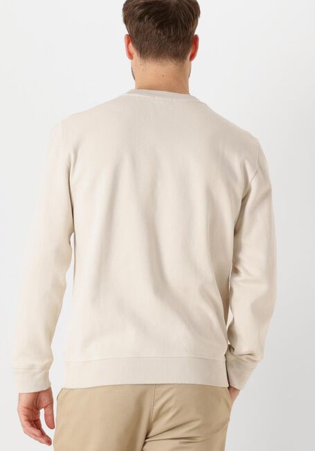 Ecru CAST IRON Pullover LONG SLEEVE R-NECK REGULAR FIT TWILL - large