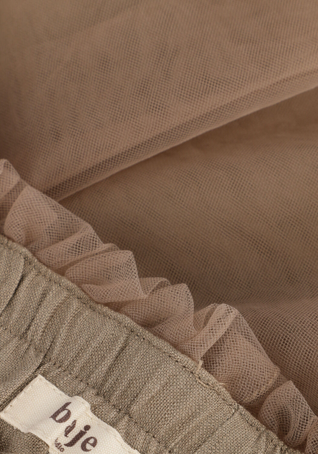 Taupe BAJE STUDIO Minirock SANDY - large