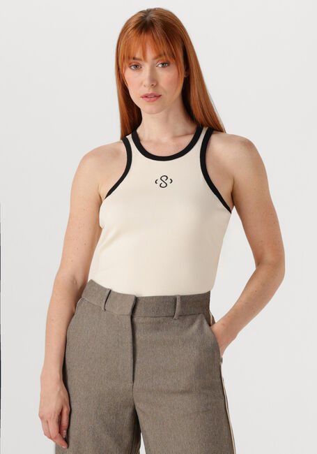 Nicht-gerade weiss SUMMUM Top SINGLET RIB JERSEY - large