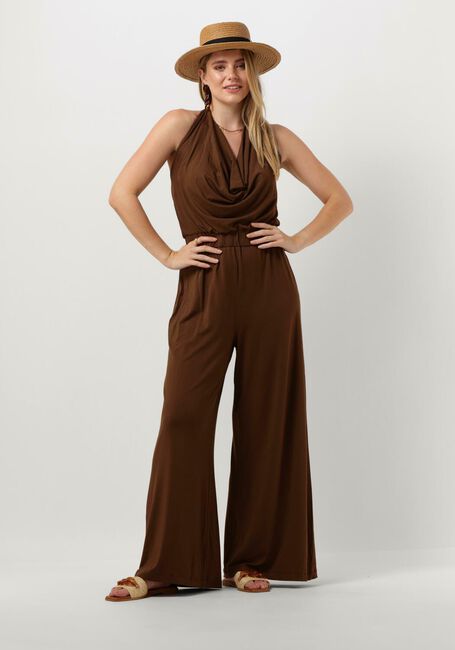 Braune NOTRE-V Jumpsuit X FLORINE - JONDAL SUIT - large