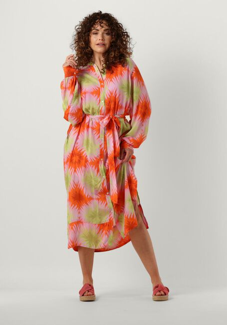 Orangene CIRCLE OF TRUST Midikleid ZOLA DRESS - large