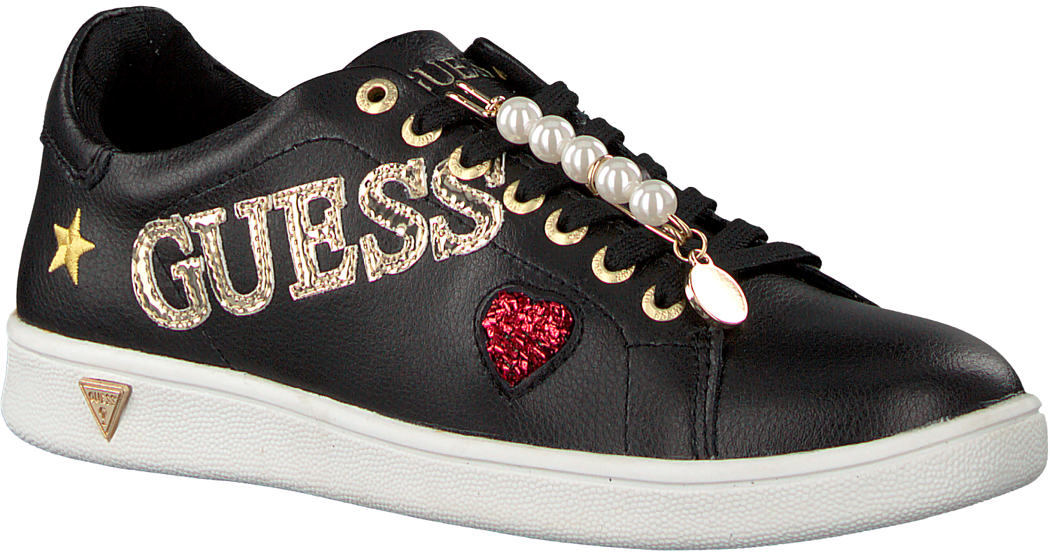Guess schuhe damen sneaker schwarz