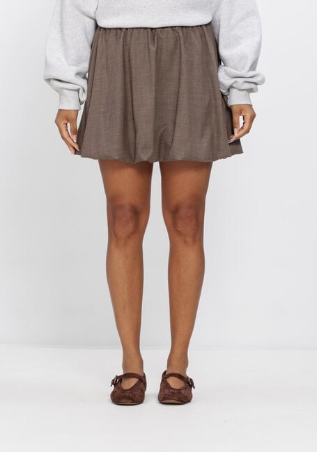 Taupe SECOND FEMALE R&ouml;cke OLINE MINI BALOON SKIRT - large