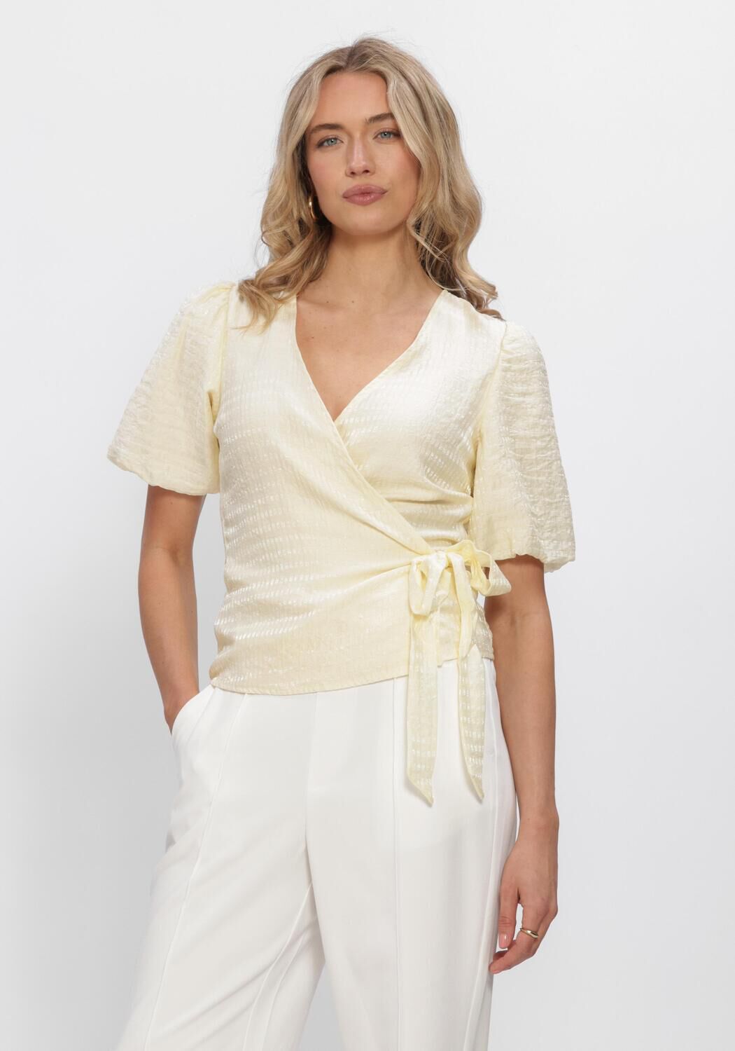 Gelbe FREEBIRD Blusen WV-LYO-LUREX-26-1 - large