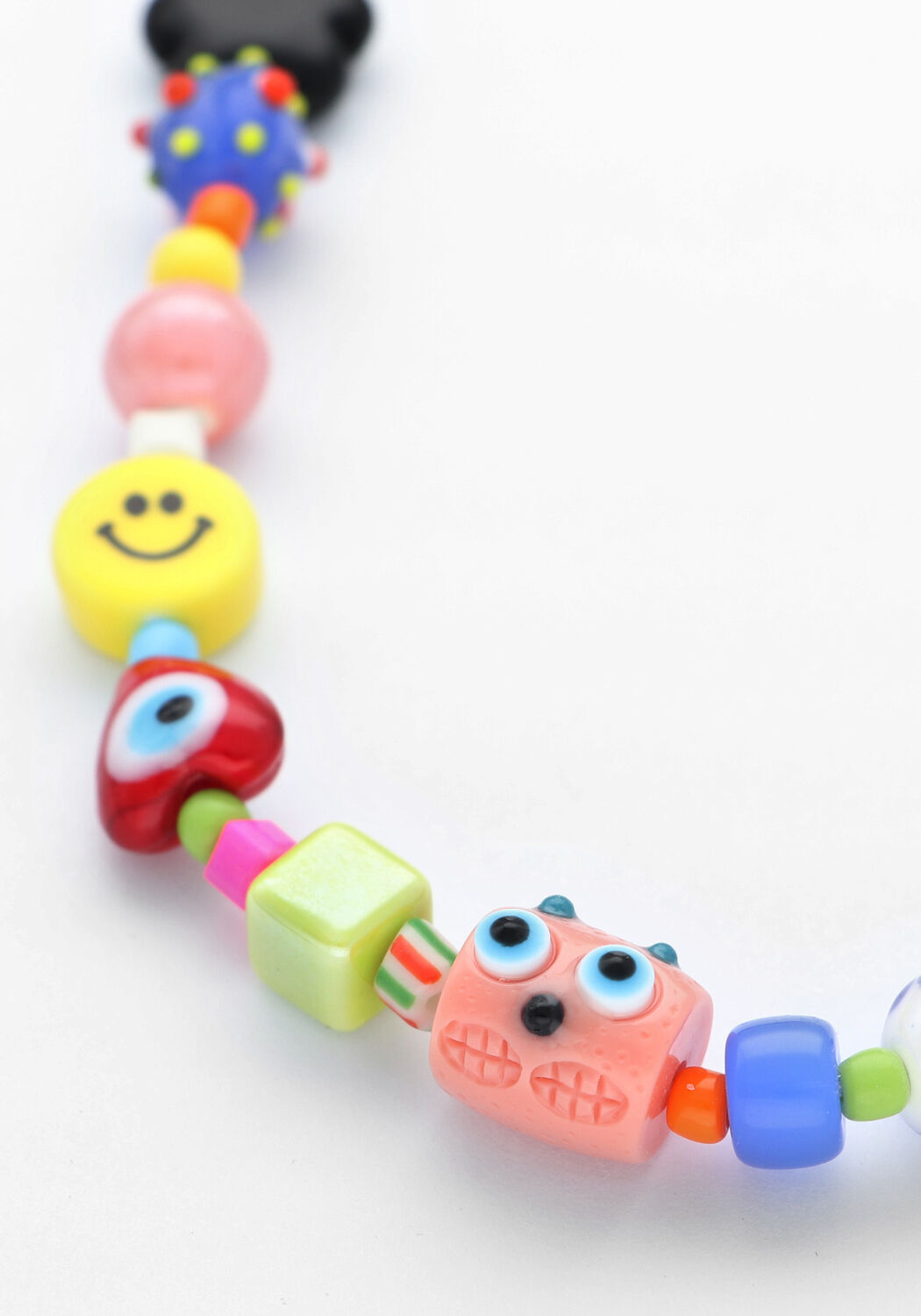 Mehrfarbige/Bunte BONNIE STUDIOS Kette FUNKY BEAD NECKLACE - large