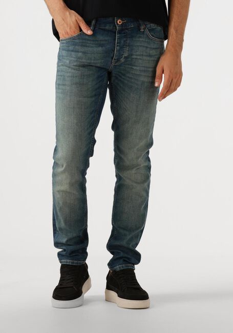 Blaue CAST IRON Slim fit jeans RISER SLIM WORN-IN BLUE DENIM - large