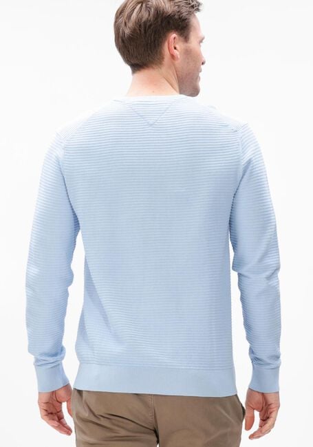 Hellblau TOMMY HILFIGER Pullover SEASONAL STRUCTURE CNECK - large