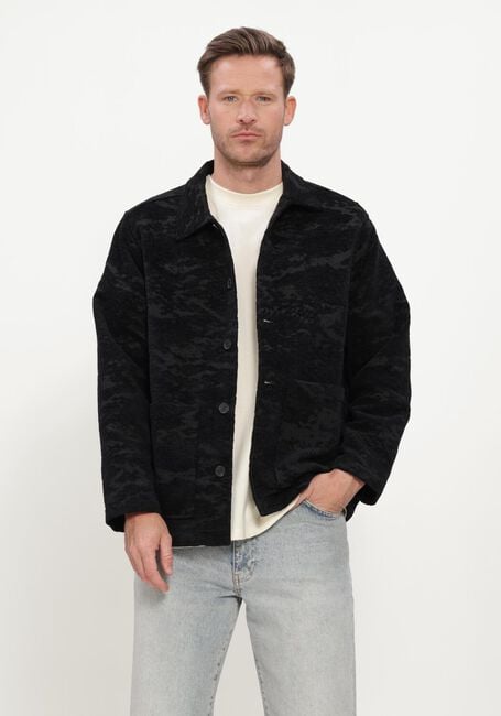 Schwarze WOODBIRD Jack WBBLADE CHENILLE JACKET - large