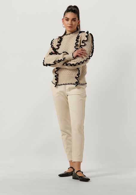 Beige OBJECT Pullover OBJYAA L/S KNIT PULLOVER 131 - large