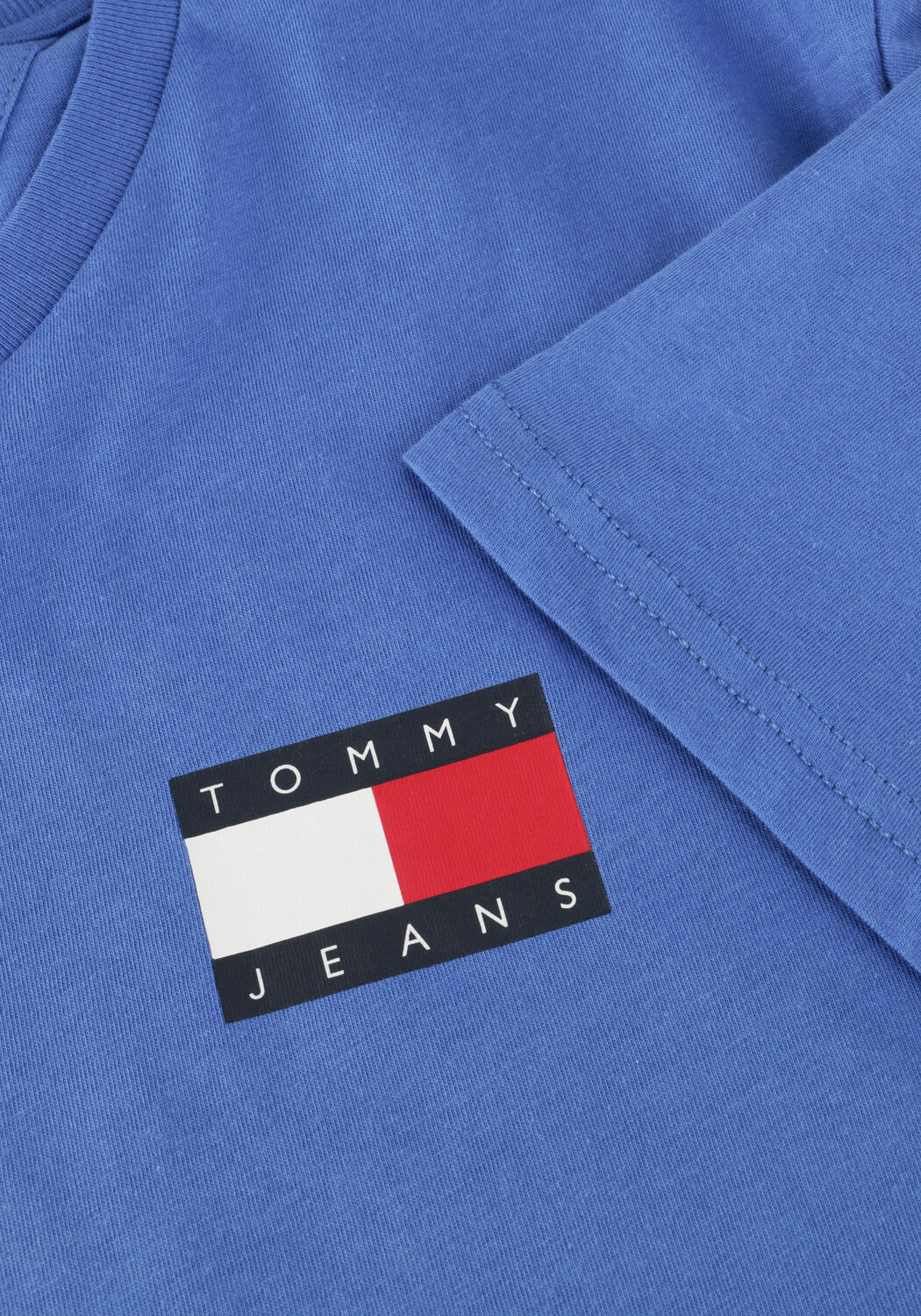 Blaue TOMMY JEANS T-shirt TJM SLIM ESSENTIAL FLAG TEE EXT - large