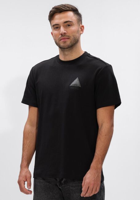 Schwarze G-STAR RAW T-shirt SMALL LOGO R T - large