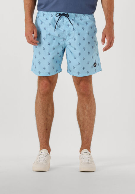 Hellblau SHIWI Badehosen MEN MIKE SWIM SHORTS 7 INCH SKETCHED CORAL - large