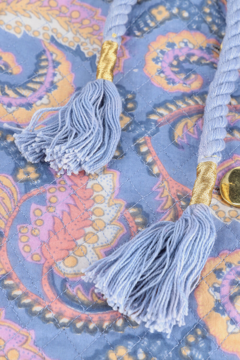 Hellblau ANTIK BATIK Kimono PIETRA JACKET - large