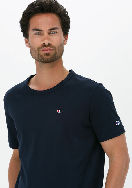 Dunkelblau CHAMPION T-shirt CREWNECK T-SHIRT 216545 - large