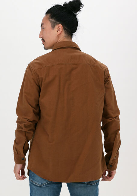 Camelfarbene SELECTED HOMME Overshirt SLHREGTHOMAS SHIRT LS W - large