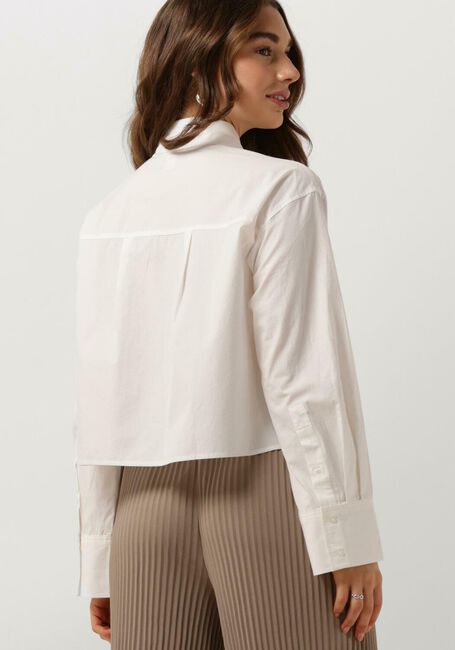 Weiße Y.A.S. Blusen YASLEE LS SHORT SHIRT - large