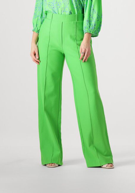 Grüne JANSEN AMSTERDAM Weite Hose ABBY BROEK HVM 439 WIDE LONG - large