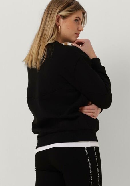 Schwarze ALIX THE LABEL Sweatshirt LADIES KNITTED COLOURBLOCKING SWEATER - large