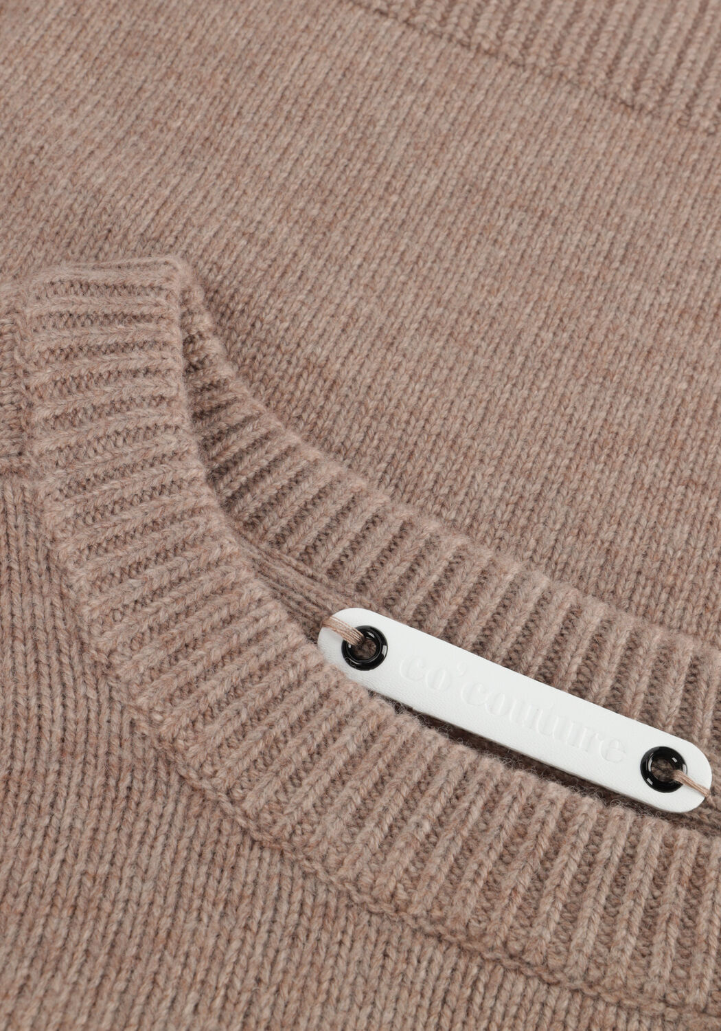 Beige CO'COUTURE Pullover MAJA CROP O KNIT - large