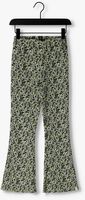Schwarze LOOXS Schlaghose 10SIXTEEN CRINCLE FLORAL FLARED PANTS - medium