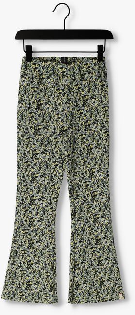 Schwarze LOOXS Schlaghose 10SIXTEEN CRINCLE FLORAL FLARED PANTS - large
