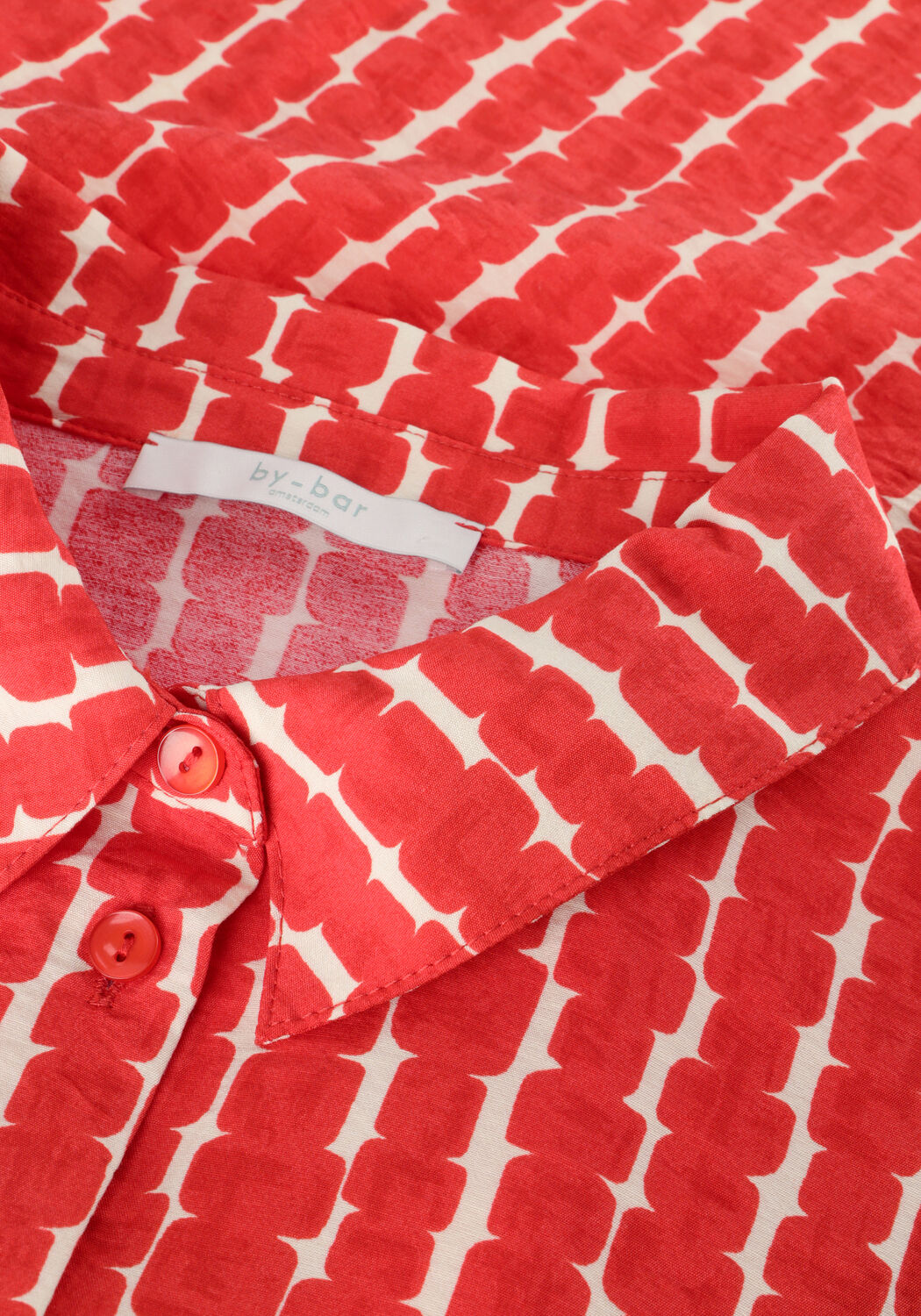 Rote BY-BAR Blusen KARLY RED GROOVE BLOUSE - large