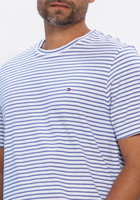 Blaue TOMMY HILFIGER T-shirt ESS SEASONAL REG FIT STRIPE TEE - large