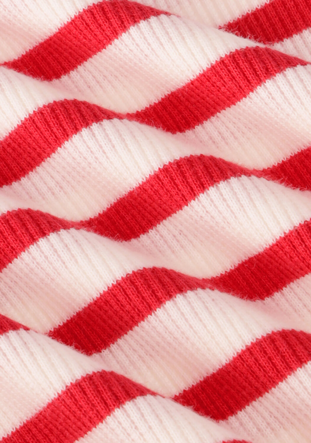 Rote COLOURFUL REBEL Top SACHI STRIPED RIB TANKTOP - large