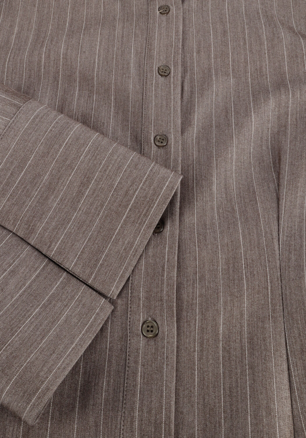 Taupe NEO NOIR Blusen ROSA PINSTRIPE MELANGE SHIRT - large