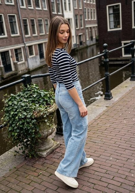 Blaue TOMMY HILFIGER Tops & T-shirts NEW CODY SLIM BOAT-NK 3/4SLV - large