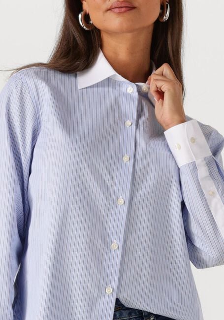 Blaue SELECTED FEMME Blusen SLFILINA RELAXED CONTRAST LS SHIRT - large