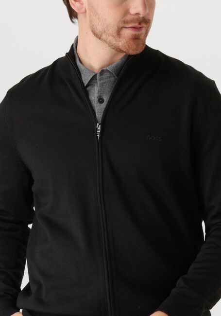 Schwarze BOSS BLACK Strickjacke BALONSO-L - large