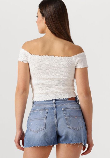 Weiße TOMMY JEANS Top TJW CRP SMOCK TOP - large