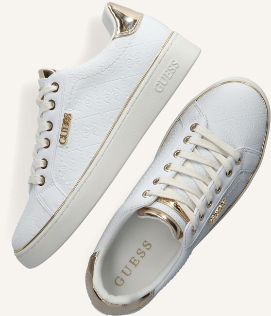 Weiße GUESS Sneaker Low BECKIE Weiße GUESS Sneaker Low BECKIE - large