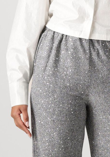 Graue ALIX THE LABEL Weite Hose LADIES WOVEN SEQUIN PANT - large