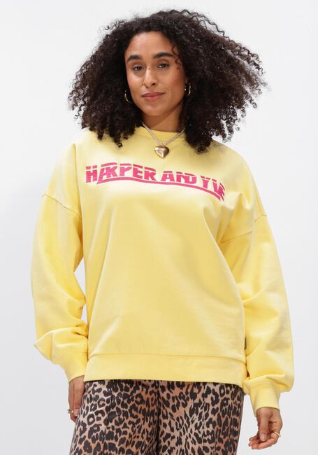 Gelbe HARPER & YVE Pullover LEX-SW - large