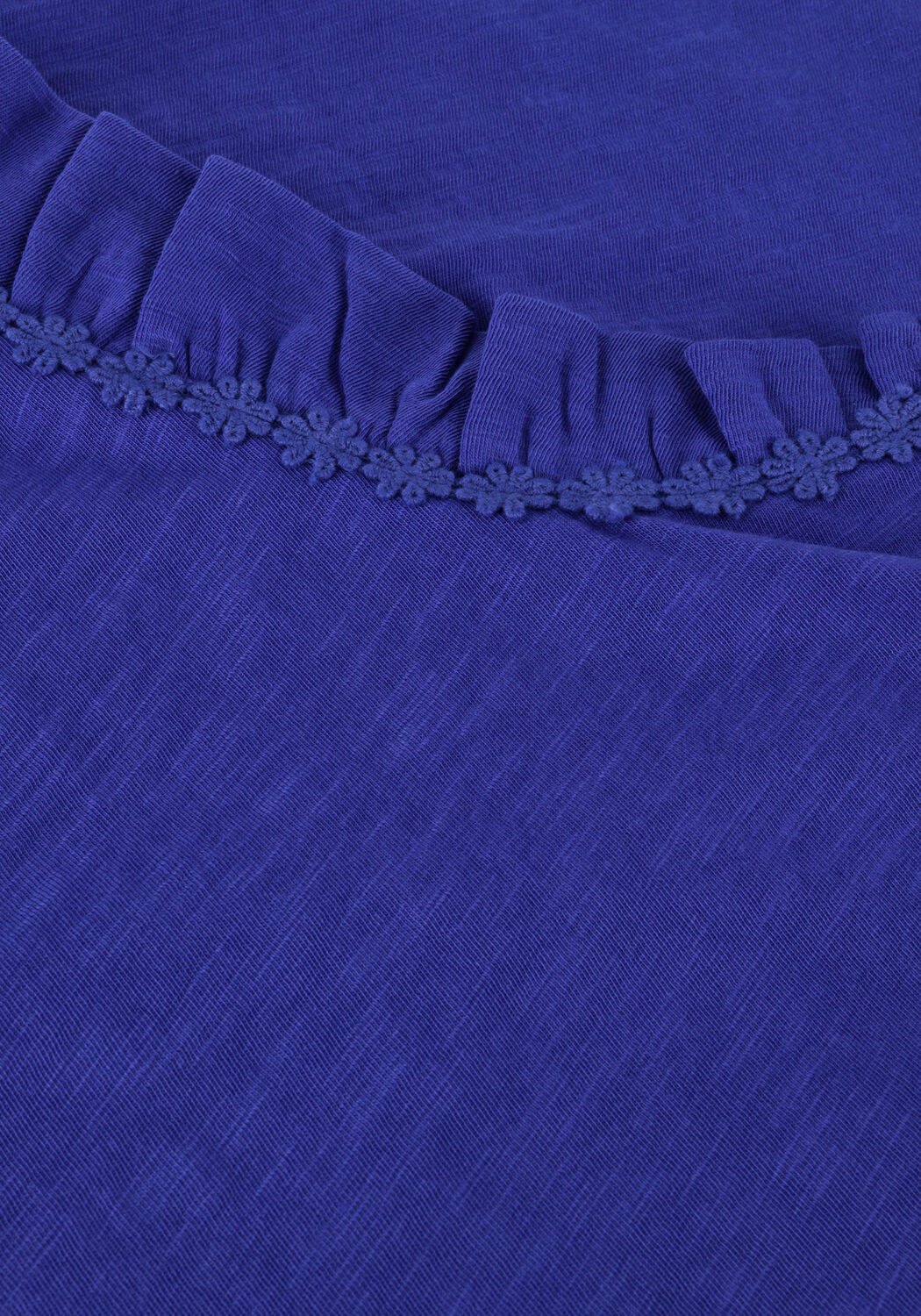 Blaue FABIENNE CHAPOT Top PHIL FRILL TEE 305 - large