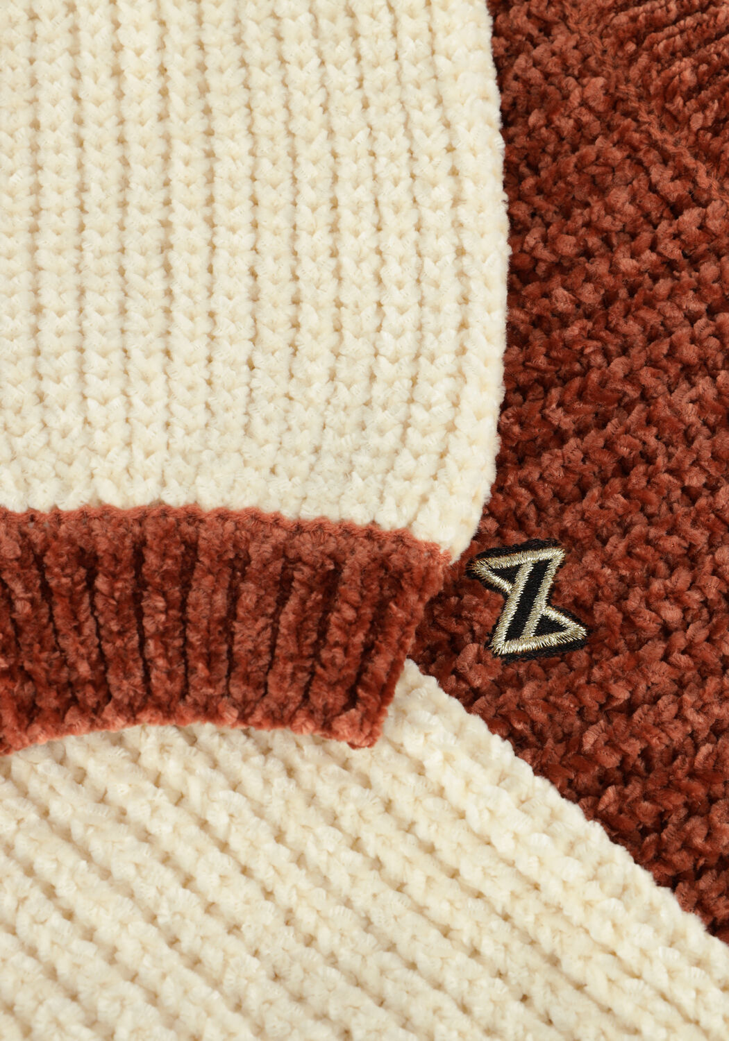 Cognacfarbene KOKO NOKO Pullover Q52962 - large