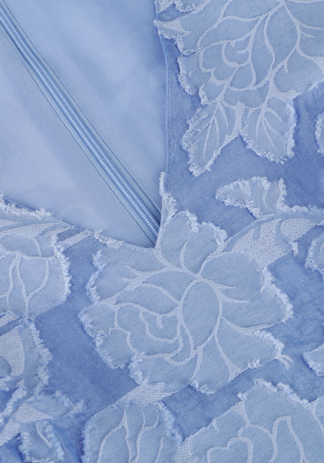 Hellblau SELECTED WOMEN Minikleid SLFCALLI-SADIE LS SHORT V-NECK DRESS FF - large