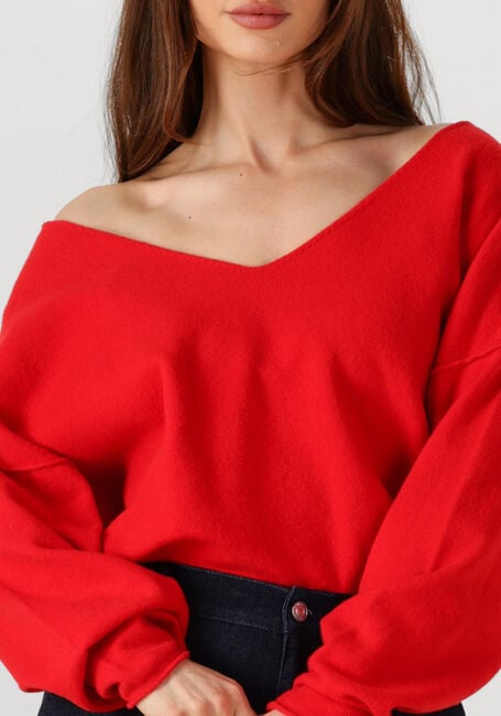 Rote PENN & INK Pullover JUMPER W25B344 - large