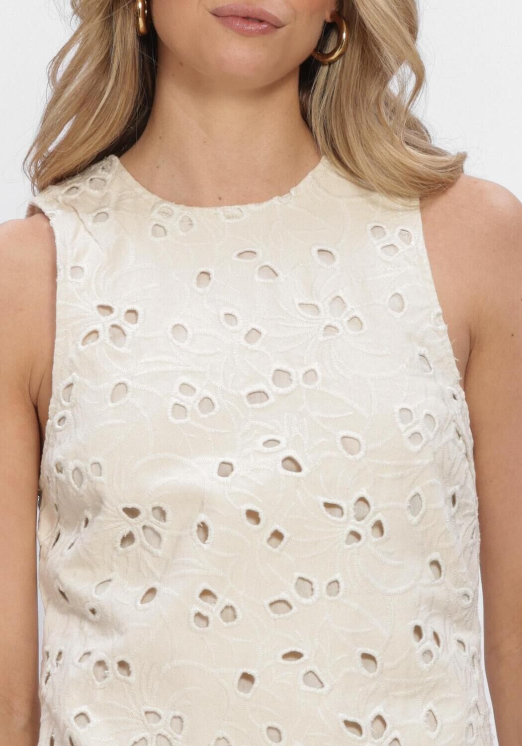 Beige EDITED Kleider NICKY DENIM DRESS - large