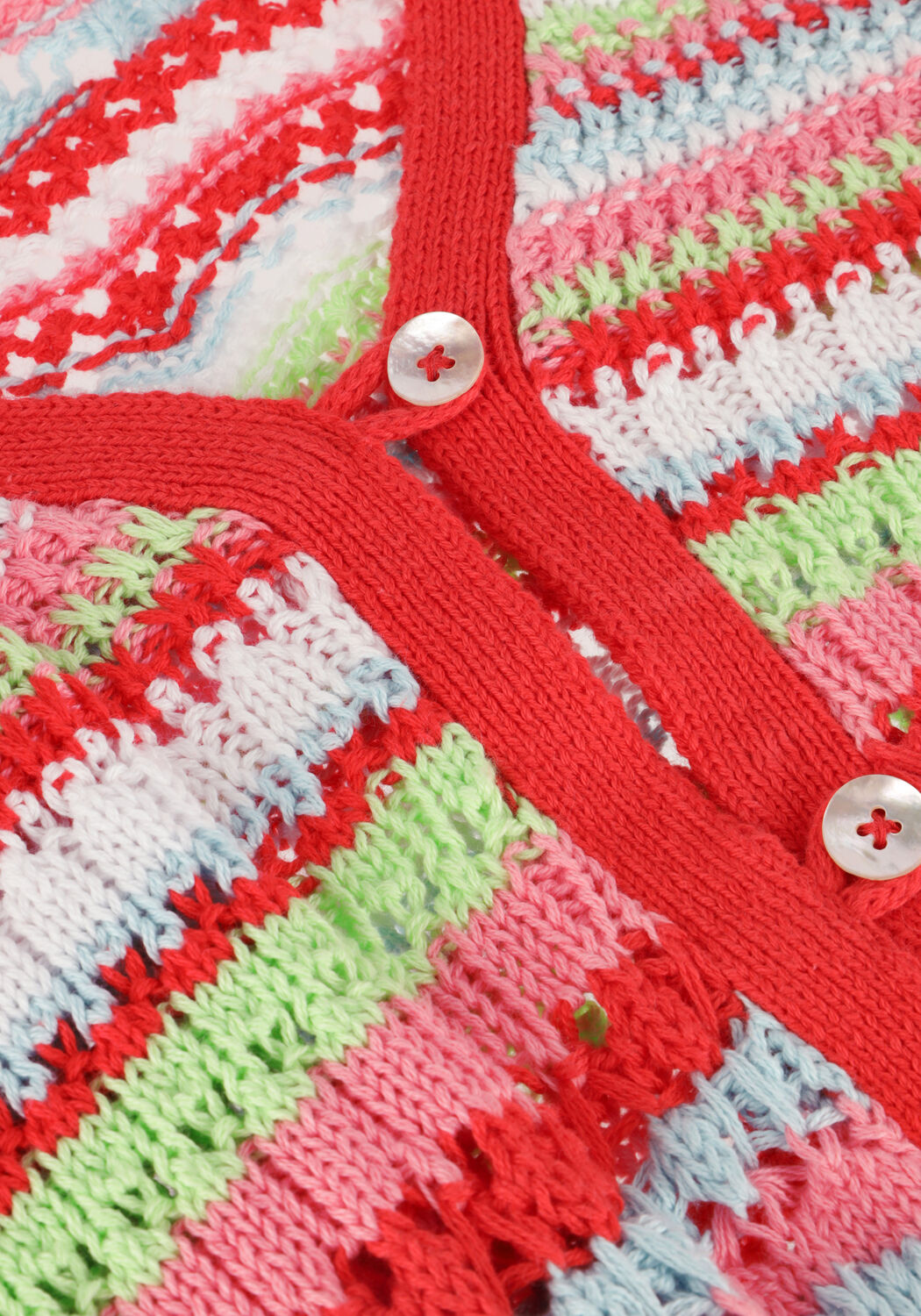 Mehrfarbige/Bunte VINGINO Strickjacke MOZIE - large