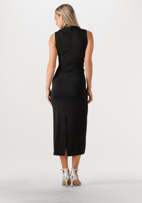 Schwarze ROSEMUNDE Maxikleid BILLIE SL LONG DRAPE DRESS - large
